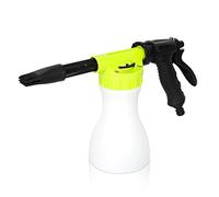 GALAXYER Mousse Gun, Pistolet de pulvérisation réglable de 900 ml connecté au tuyau d'arrosage universel, Pistolet de pulvérisation pour voiture, nettoyage de maison, arrosage de jardin
