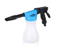 GALAXYER Pistolet à mousse de neige réglable de 900 ml, outil d'arrosage de voiture compatible avec tuyau d'arrosage universel, lance à mousse de nettoyage, lavage de maison, arrosage du jardin
