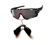 GALAXYLENSE Kits de plaquettes de nez de rechange en caoutchouc pour lunettes de soleil Oakley Jawbreaker et modèle asiatique Fit Noir