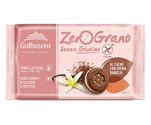 Galbraith ZeroGrano Biscuits au cacao crème remplis avec de la vanille 160g