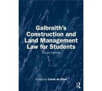 Galbraiths Construction and Land Management Law for Students - Taylor amp Francis Ltd - Taylor amp Francis Ltd - Livre en Anglais - Paperback Taylor amp Francis LtdTaylor amp Francis Ltd (Auteur)