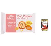 Galbusera ZeroGrano Lot de 3 biscuits sans gluten, sans gluten, sans lactose, avec miel de fleurs sauvages, 220 g