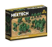 Gale Force Nine - Hextech - Bois léger et lourd (x6 vert été)