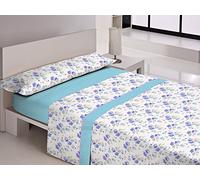Gale Hayman CASA Campo Dalida Parure de lit, Coton-Polyester, Bleu, 210x180x3 cm