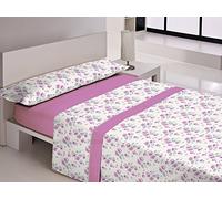 Gale Hayman Style CASA Campo Dalida Parure de lit en Coton Polyester Violet 205 x 90 x 3 cm