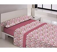 Gale Hayman Style CASA Campo Nieto Parure de lit en Coton Polyester Rouge 135 x 200 cm