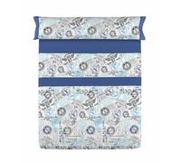 Gale Hayman Style Lois Parure de lit en Coton Polyester Bleu Super King 200 x 180 x 3 cm