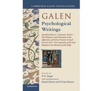 Galen: Psychological Writings - [Version Originale] P N Singer, Daniel Davies, Vivian Nutton, Philip J Van Der Eijk (Auteur)