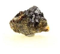 GALENE + PYRITE - Pierre Naturelle en Provenance de France, Mine de Oulles, Filon Hercule, Isère Minéral de Collection Rare et Authentique 62.45 ct - Certificat d'Authenticité Inclus 33 x 27 x 7 mm G