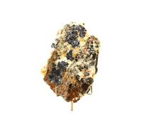 GALÈNE + SPHALERITE + CALCITE - Pierre Naturelle en Provenance de France, Laragne-Montéglin - Minéraux de Collection, Cristaux Bruts 989.60 ct - Certificat d'Authenticité Inclus 92 x 59 x 33 mm G