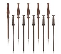 Galenecx 10 Pièces crayons à baguette magique, 20 cm crayons nature en bois multifonctionnel, pour les fêtes à thème magiques, les cadeaux, la décoration de fête à thème, cadeaux de fête