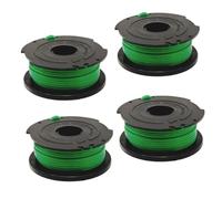 Galenkong Lot de 4 bobines de fil A6482 compatibles avec Black and Decker GL7033 GL8033 GL9035 - Bobine de fil standard de rechange pour débroussailleuse (6 m x 2 mm)
