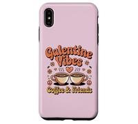 Galentine Vibes Gang Coffee and Friends Rétro Mignon Assorti Coque pour iPhone XS Max