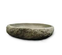 GALÉO - Vasque à poser 60 cm en pierre de rivière - Style naturel et épuré