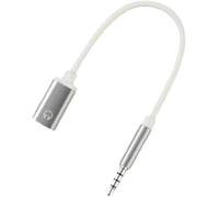 Galepromot Câble adaptateur jack pour casque audio USB C vers auxiliaire 3,5 mm mâle vers type C femelle, compatible avec ordinateurs portables, tablettes, smartphones, lecteurs MP3, lecteurs CD