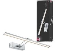Paulmann Lampe de cadre LED Beam Sixty 99896 11 W blanc chaud (2700K) 1050 lm Nickel brossé Blanc
