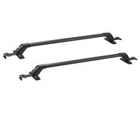 Galerie Barre de Toit Barre Transversale Toit Réglable Aluminium 155 LB Porte-Bagages Rétractable pour Bagages