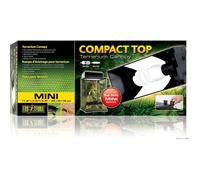 Galerie Compact Top - EXO TERRA - 30 cm - Réflecteur encastré - Cadre à coulisse - Facile à installer