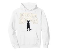 Galerie de Chats Murale pour Chats - Art Musée - Dessin pour Amoureux des Chats Sweat à Capuche