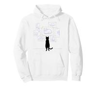 Galerie de Chats Murale pour Chats - Art Musée - Dessin pour Amoureux des Chats Sweat à Capuche