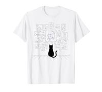 Galerie de Chats Murale pour Chats - Art Musée - Dessin pour Amoureux des Chats T-Shirt