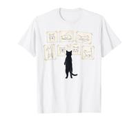 Galerie de Chats Murale pour Chats - Art Musée - Dessin pour Amoureux des Chats T-Shirt