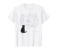 Galerie de Chats Murale pour Chats - Art Musée - Dessin pour Amoureux des Chats T-Shirt