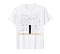 Galerie de Chats Murale pour Chats - Art Musée - Dessin pour Amoureux des Chats T-Shirt