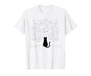 Galerie de Chats Murale pour Chats - Art Musée - Dessin pour Amoureux des Chats T-Shirt