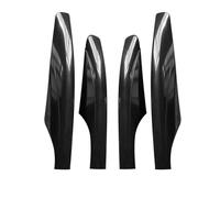 Galerie De Toit 4pcs/set Car Roof Rack Rail Cover Shell Luggage Corner Guard For Nissan For Patrol Y62 2010-2018 Porte Bagage Voiture(Noir)