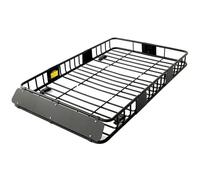 Galerie de Toit en Plastique,Galerie de Toit Extension de Porte-Bagages de Toit 64''x39''x6'' Panier de Toit en Fer adapté pour berline et SUV.(1.2m)