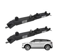 Galerie de toit pour kayak, 1 paire de porte-bagages de toit pliables universels pour planche de surf, Porte-bagages avec sac de rangement pour planche de surf, snowboard, capacité de chargement de 60