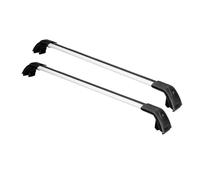 Galerie De Toit pour Suzuki pour Vitara 2015 2016 2017 2018 2019 2020 2021 Barres Transversales Verrouillables en Alliage D'aluminium 2 Pièces Porte-Bagages Voiture(Silver and Black)