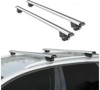 Galerie de toit pour VW Cross Polo 2010-2022 Porte-bagages 100kg aluminium gris