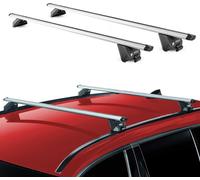 Galerie de toit pour VW Polo V Cross 6R 2010-2017 aluminium argent 2x ABE
