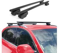 Galerie de toit pour VW Touareg 3 2018-2023 ABE Aluminium Noir 2x