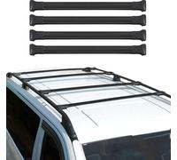 Galerie de toit pour VW Transporter T5 2003-2015 aluminium noir 4pcs