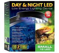 Galerie éclair nuit et jour - EXO TERRA - Pour terrarium - 15 Led - Plastique et verre