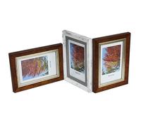 GALERIE Multirama FLASH pour photos 10 x 15 cm TRIPLE horizontal/vertical/vertical MARRON/BLANC/BRUN