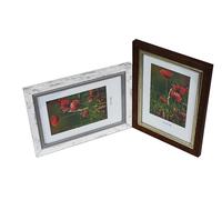 GALERIE Multirama FLASH pour photos 15 x 21 cm DOUBLE horizontal/vertical BLANC/BRUN