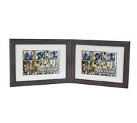 GALERIE Multirama MARMO pour photos 15 x 21 cm DOUBLE horizontal/horizontal MARRON FONCÉ