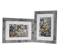 GALERIE Multirama MARMO pour photos 15x21 cm DOUBLE horizontal/vertical GRIS