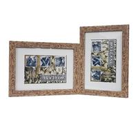 GALERIE Multirama MARMO pour photos 15x21 cm DOUBLE horizontal/vertical MARRON CLAIR