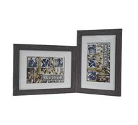 GALERIE Multirama MARMO pour photos 15x21 cm DOUBLE horizontal/vertical MARRON FONCÉ