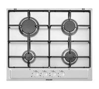 Galerie P4GFXV Table de Cuisson en Acier Inoxydable 60 CM 4 Brûleurs