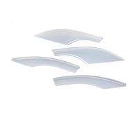 Galerie Toit Capuchon Protection pour Galerie Toit Coque D'extrémité pour Rail Toit pour VW pour Cross, pour Polo 2007-2011 Porte-Bagages Voiture(Avant Gauche)