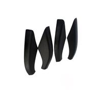 Galerie Toit Lot 4 Capuchons Protection Toit en ABS Noir pour Land pour Rover LR2 Freelander 2 2006-2014 Porte-Bagages Voiture