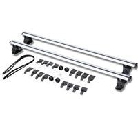 Galerie toit voiture 2 pièces pour MINI pour Clubman verrouillable Rail toit porte-bagages sur toit berline barres transversales alliage d'aluminium Galerie Toit(Argent)