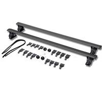 Galerie toit voiture 2 pièces pour MINI pour Clubman verrouillable Rail toit porte-bagages sur toit berline barres transversales alliage d'aluminium Galerie Toit(Noir)