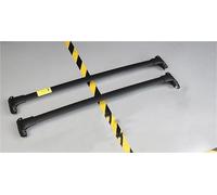 Galerie toit voiture Barre transversale toit voiture acier inoxydable pour Cayenne pour Turbo S 2011-2017 barres porte-bagages Rail support supérieur Galerie Toit(Noir)